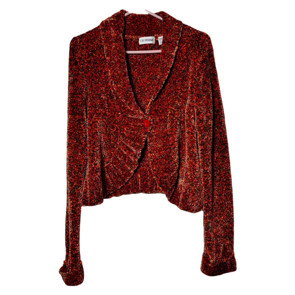 CB Design Y2K Vintage Knitted Cardigan Sz Large